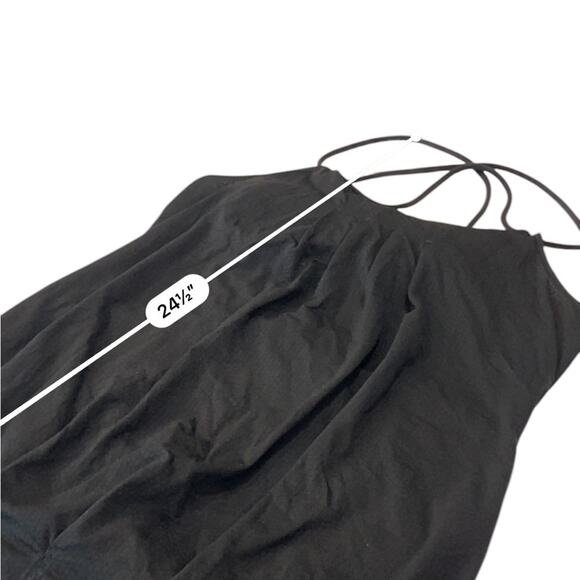 LULULEMON No Limits built in bra Racerback black tank Size 6 - Picture 8 of 9